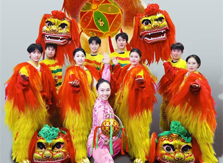 媒體看天體 | 中央電視臺新聞頻道《共同關注》節目對我校龍獅隊做專題報道